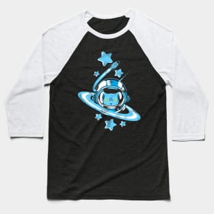 Space Cat Baseball T-Shirt